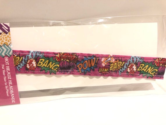 Super Hero Sayings 7/8" Non-Slip Headbands