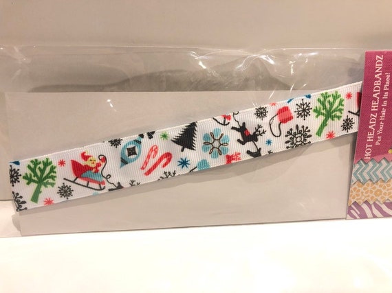 Christmas Holiday Winter 7/8" Non-Slip Headbands