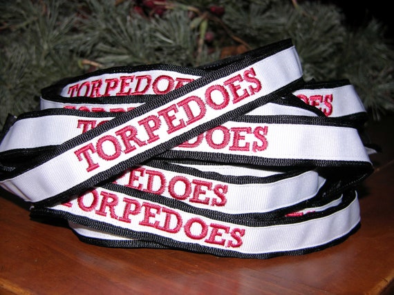 Custom Embroidered Personalized Non-Slip Layered Grosgrain Team Headbands