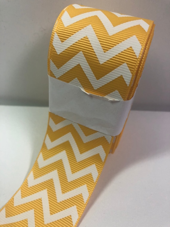 1.5" Yellow Gold Chevron Non-Slip Headband