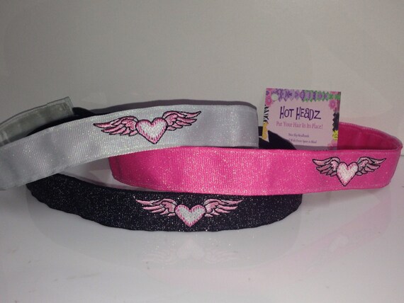 Custom Embroidered Angel Wings Headbandz