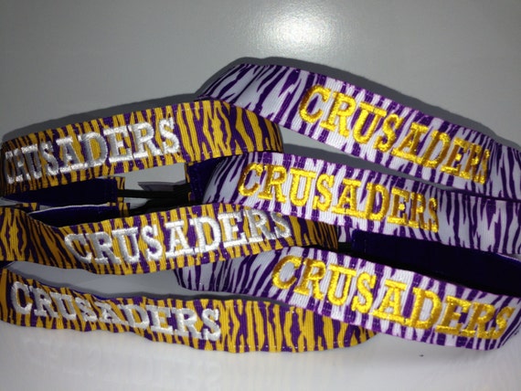 Custom Embroidered Personalized Non-Slip Team Headbands - ZEBRA Print