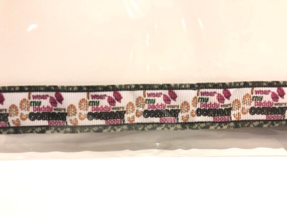 My Daddy Wears Combat Boots 7/8" Non-Slip Headbands