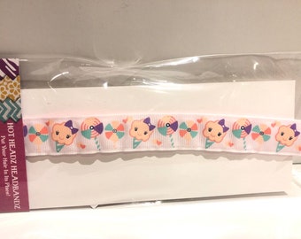 Ice Cream Cones 7/8" Non-Slip Headbands