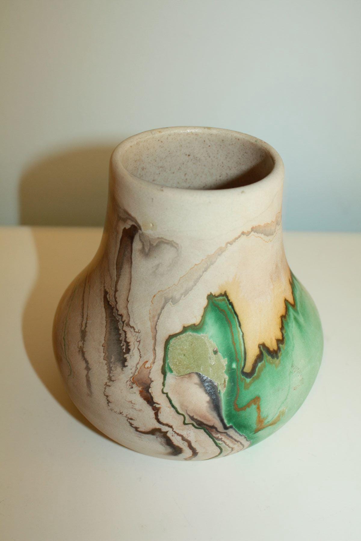 Vintage Nemadji Usa Pottery Vase - Etsy