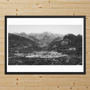 Argelès-Gazost und das Val d'Azun - Schwarzweißfotografie