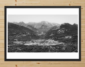 B&W photograph – Argelès-Gazost