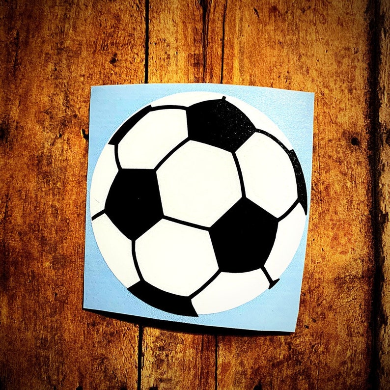 Soccer Ball Vinyl Decal FREE SHIPPING Etsy