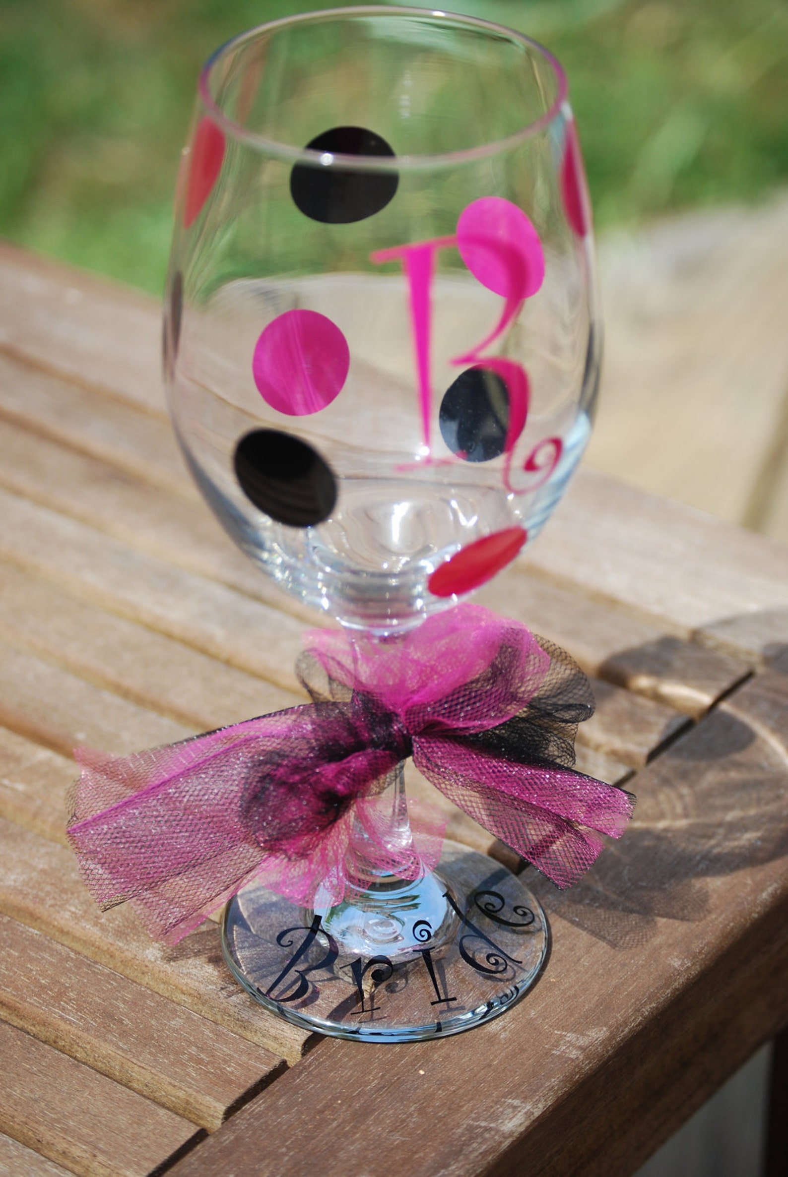 Set of 5 Personalized Bachelorette Wine Glasses Etsy