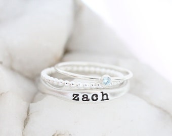 push present initial ring