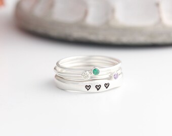push present initial ring