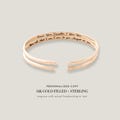 Mother of the Bride Gift - Handwriting Cuff Bracelet: Wedding Jewelry - Personalized Sterling Silver or 14K Gold Filled