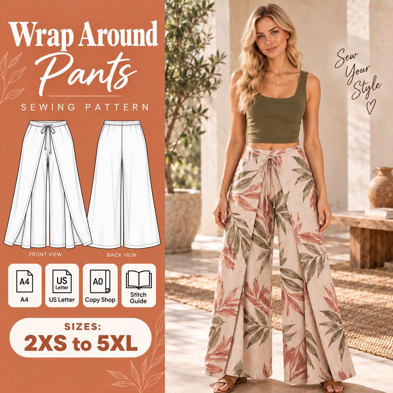 Overlapping Pants - Etsy