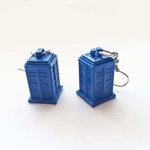 Dr. Who Tardis Earrings