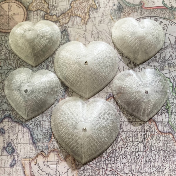 Hearts 2"- 2.5" Flexible 3D Printed Pastie Bases