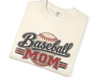 Baseball Mom Garment-Dyed T-shirt