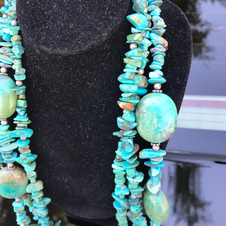 Barse takes only the finest stones for their jewelry 192 grms Barse sterling /& turquoise necklace almost 7 ounces 4178