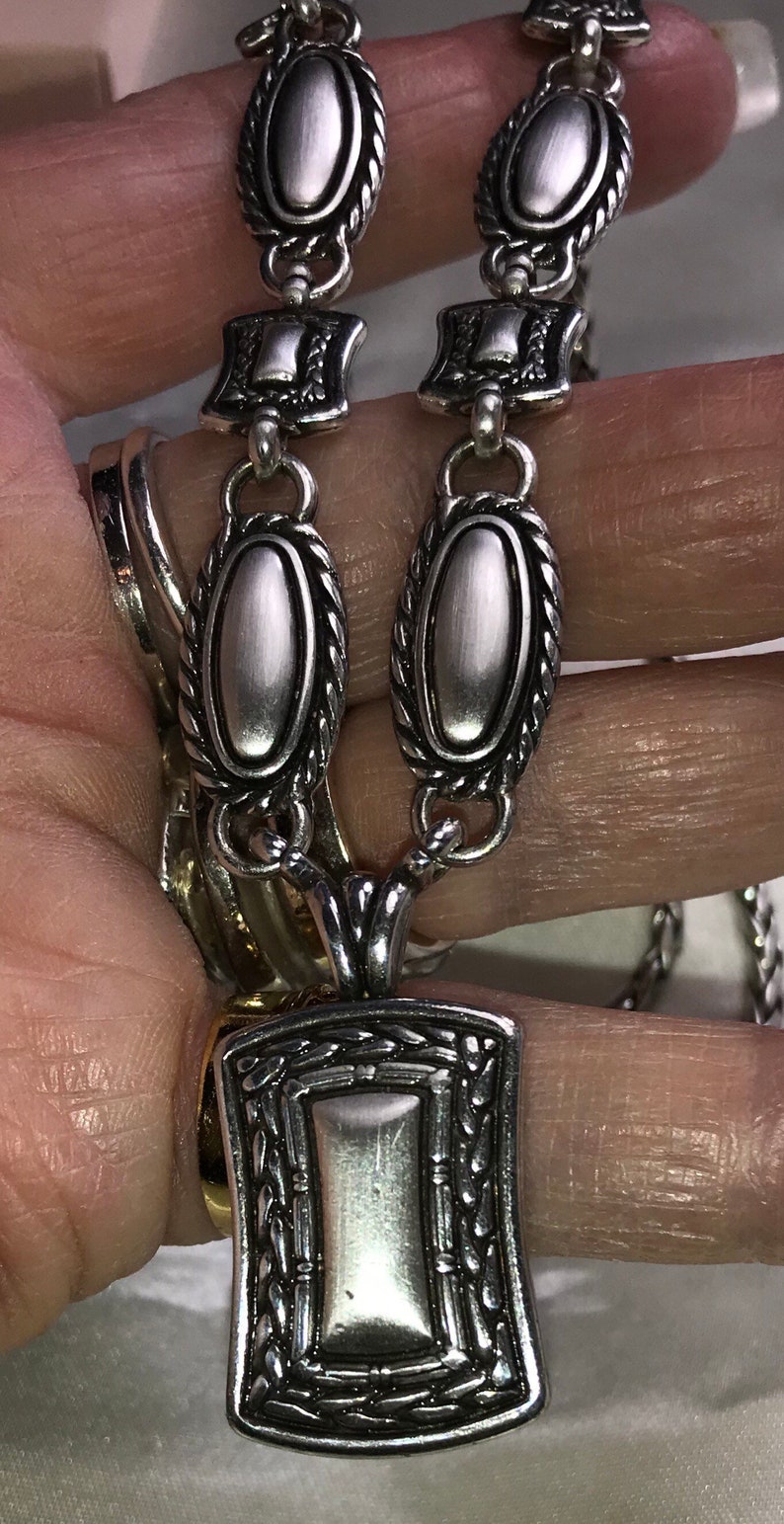 Retired brighton reversable necklace 48 grms Etsy