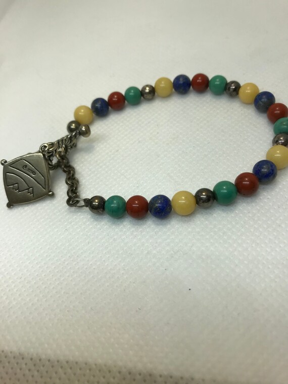 Mountain tops vista bracelet. Genuine stone beads… - image 2