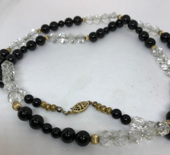 14kt gold fill, black tourmaline, white sapphire … - image 4