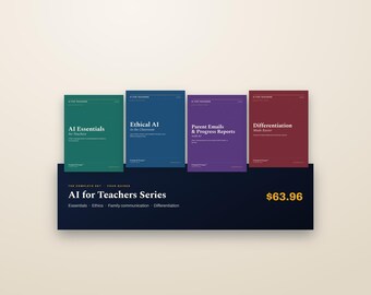 AI for Teachers (K-12) Series Bundle