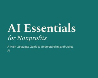 AI Essentials for Nonprofits