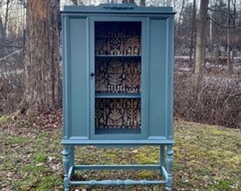 China Cabinet with Vintage Shaker Style Accent