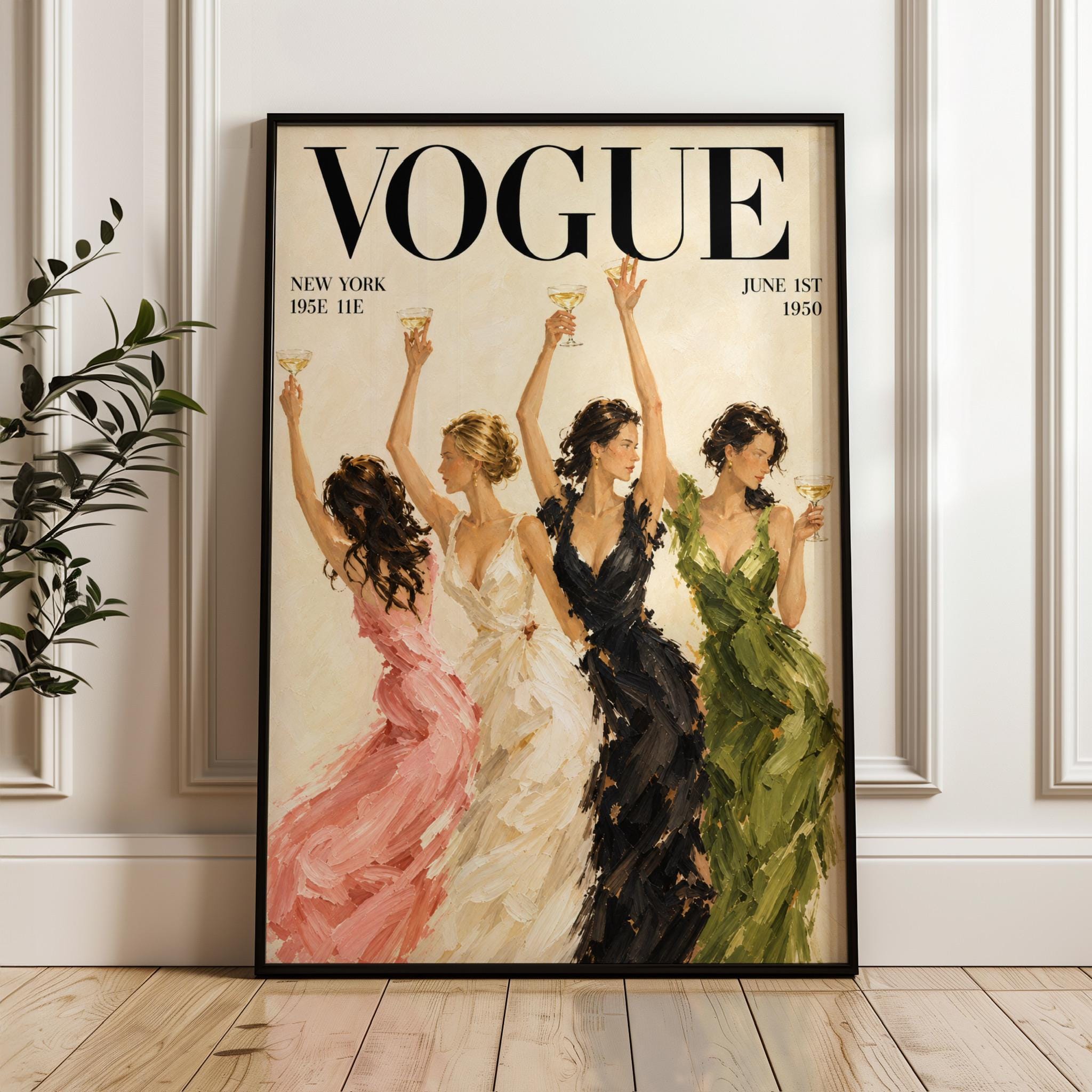 Vogue Vintage Art - Etsy