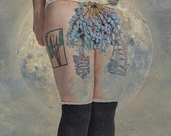 Il corpo del sognatore: stampa artistica 11"x14".
