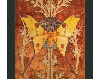 Butterfly Collage Art Print: "Lover’s Share Beauty" 11”x14”