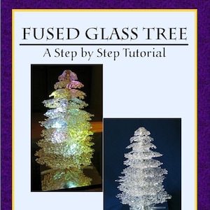 Fused Glass Tree, PDF E-Pattern, Tutorial, Digital download