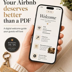 Custom Digital Airbnb Welcome Guide | Personalized Local Guide for Your City | Any Language | Fast Delivery