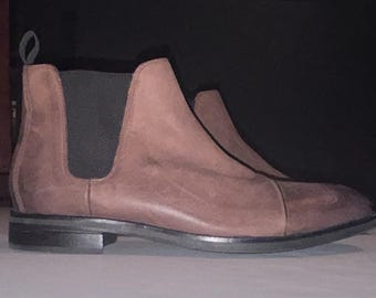 Cole Haan Wagner Grand Chelsea Boots Men’s 10.5 Brown Leather Waterproof