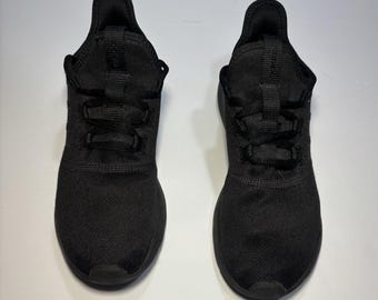 Neu ohne Originalverpackung – Adidas Cloud Foam Pure 2.0 Schwarze Slip-On-Laufschuhe, Damengröße 8