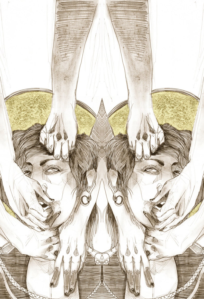 VULNERABLE Fine Art Sketch Print - Etsy