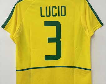 Lucio Brazilië 2002 Retro Jersey Maat L