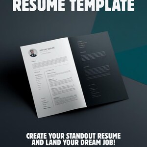 Product Manager Resume Template | Senior PM CV, Cover Letter & References | Editable Canva | Tech Job Resume | Instant Download