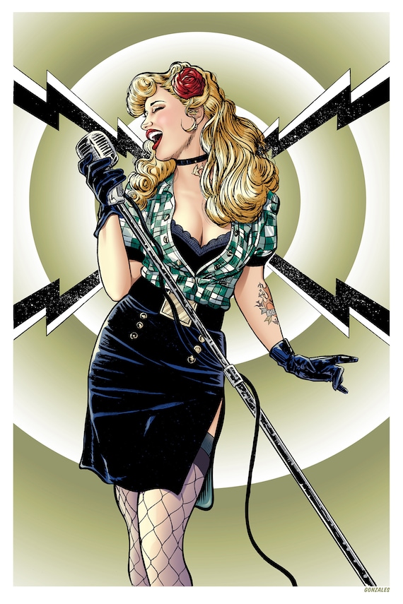 black canary bombshell statue
