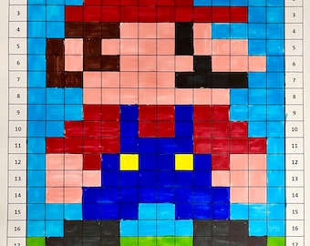 Mario Crocheted Blanket Pattern