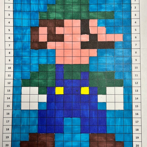 Luigi Crochet Granny Square Blanket Pattern