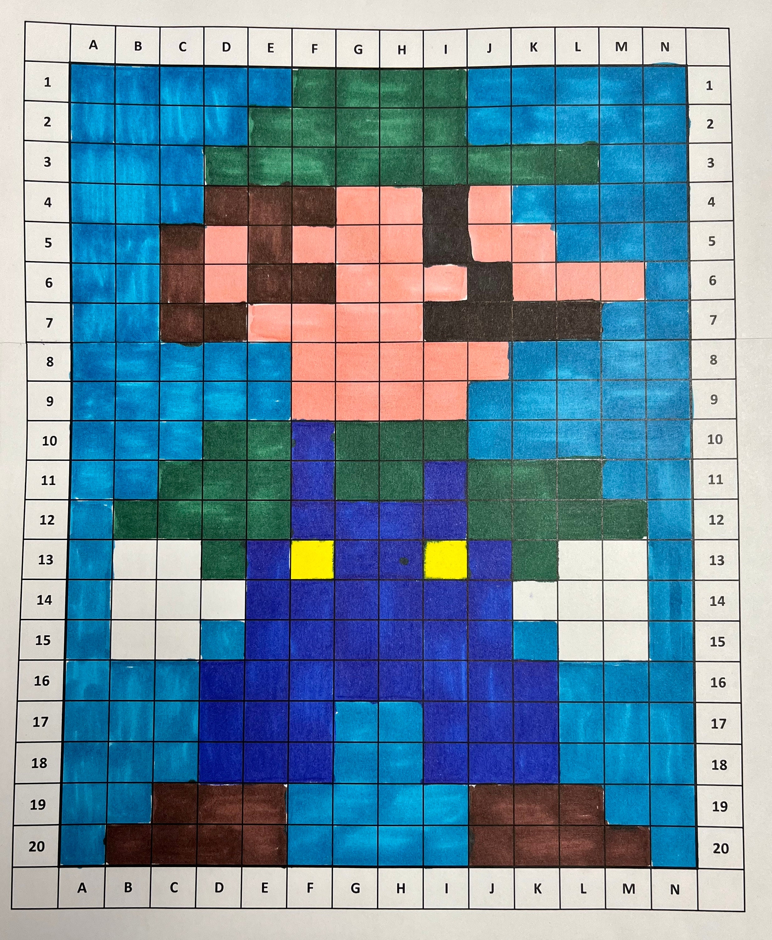 Luigi Oma Quadrat Decke Häkelmuster