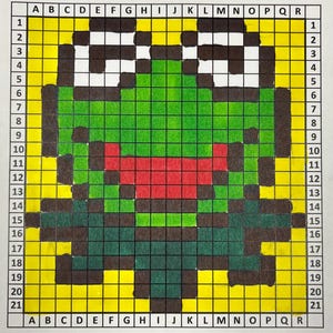 Frog Crocheted Granny Square Blanket Pattern