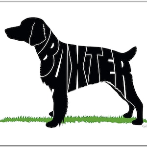 Brittany Spaniel 7" x 7" (or larger) Custom Gift, Personalized Brittany Spaniel Portrait, Dog Portrait