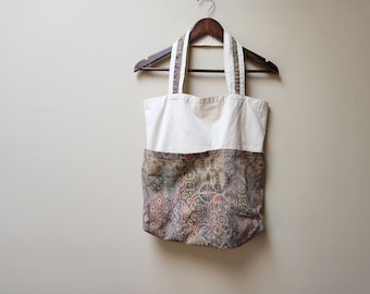 Tapestry & Cotton handmade oversized tote bag