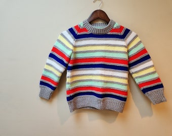 Handknit child's sweater