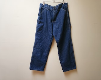 Wrangler carpenter dark wash jeans