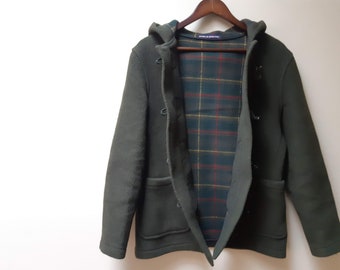 coat with plaid lining