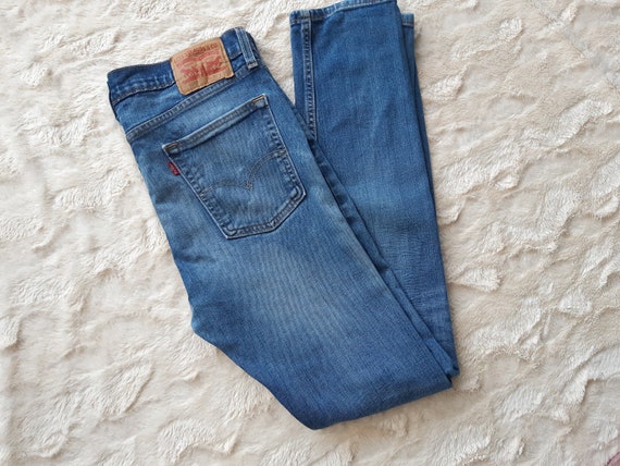 Levi's 510 Jeans W28xL29 VINTAGE Levi's 510-0217 Stonewashed Jeans Made In USA