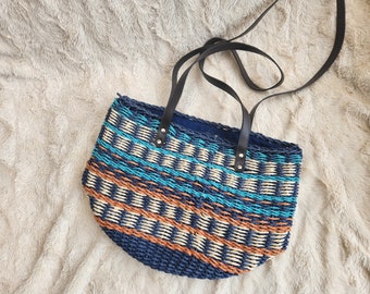 kbas colourful woven purse / shoulder bag