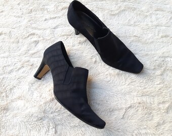 vintage black heels / liz claiborne / 6